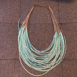 Multilayer turquoise necklace
